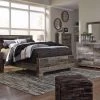 Ashley Derekson Multi Gray Queen Bed W/ Dresser Mirror & Nightstand