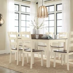Ashley Dining Room Woodanville Table & 6 Side Chairs