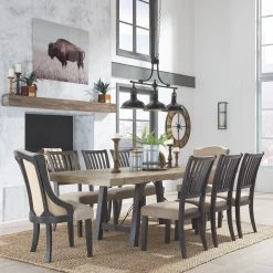 Ashley Baylow Table 4 Side & 2 Arm Chairs Dining Room