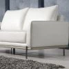 Global Blanche White Loveseat