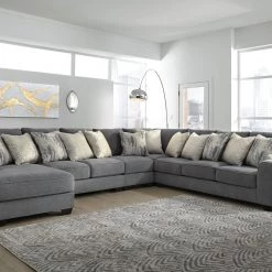 Ashley Sectionals Castano 5-Piece Sectional - Jewel
