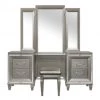 Home Elegance Tamsin Champagne Gray Left Side Facing Vanity Unit Bedroom