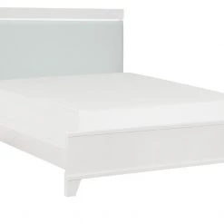 Home Elegance Bedroom Keren White King LED Headboard