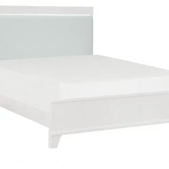 Home Elegance Beds Keren King Bed With LED Headboard - White