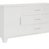Home Elegance Keren White LED Dresser