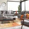 Ashley Living Room Zardoni-Charcoal Sofa Loveseat & 2 Accent Chair