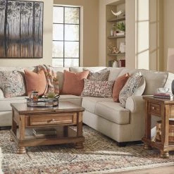 Ashley Amici 2-Piece Sectional - Linen Sectionals