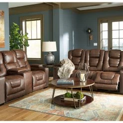 Ashley Owner's Box Power Sofa & Power Loveseat Living Room