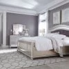 Ashley Bedroom Coralayne King Arched Panel Bed W/ Dresser Mirror & Nightstand