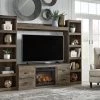 Ashley Trinell Entertainment Center W/Fireplace