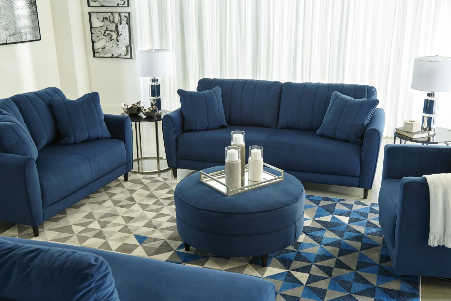 Ashley Enderlin Sofa Loveseat & Swivel Accent Chair 1 Ashley Enderlin Sofa Loveseat & Swivel Accent Chair