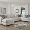 Ashley Dellara 5-Piece Sectional - Chalk Sectionals