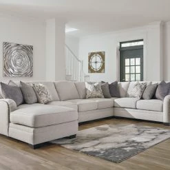 Ashley Dellara 5-Piece Sectional - Chalk Sectionals