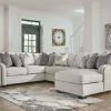 Ashley Sectionals Dellara 4-Piece Sectional - Chalk