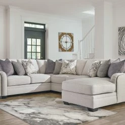 Ashley Sectionals Dellara 4-Piece Sectional - Chalk