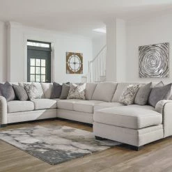 Ashley Dellara 5-Piece Sectional - Chalk