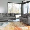 Ashley Living Room Zardoni Charcoal Sofa & Loveseat
