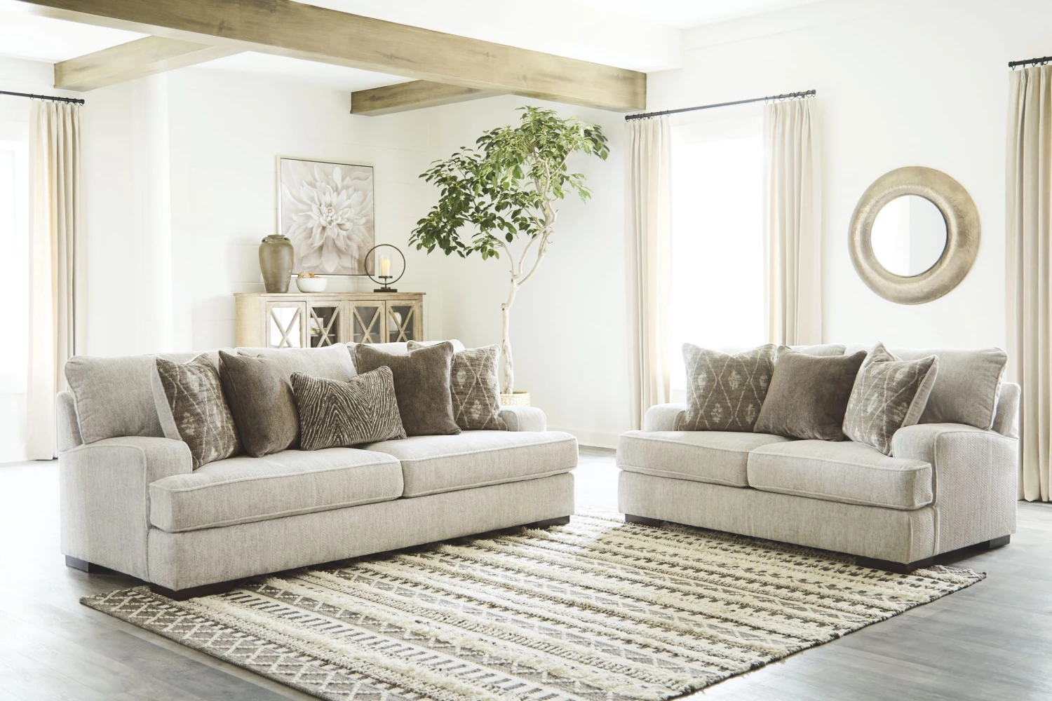 Ashley Alesandra Sofa & Loveseat Living Room 1 Ashley Alesandra Sofa & Loveseat Living Room