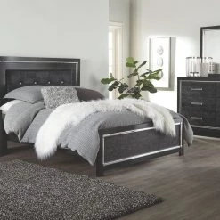 Ashley Bedroom Kaydell Queen Bed W/ Dresser Mirror & Night Stand