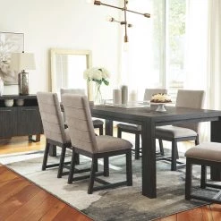 Ashley Dining Room Bellvern Table & 4 Side Chairs