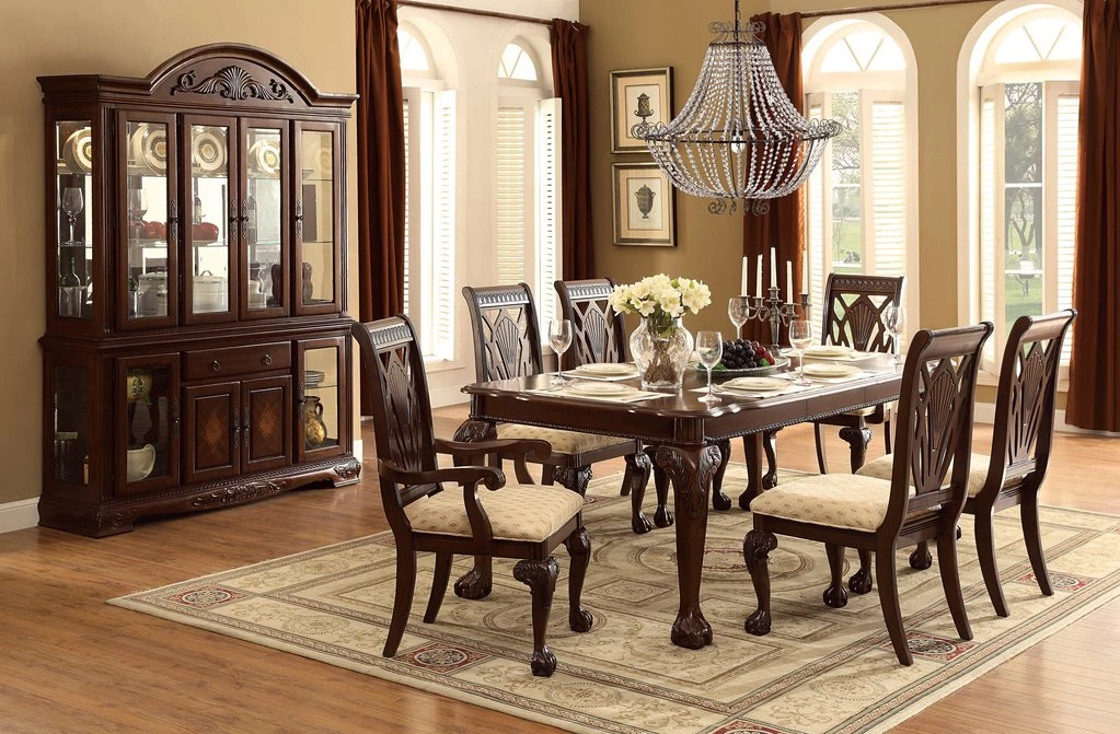 Home Elegance Dining Room Norwich Dining Table & 6 Side Chairs 1 Home Elegance Dining Room Norwich Dining Table & 6 Side Chairs