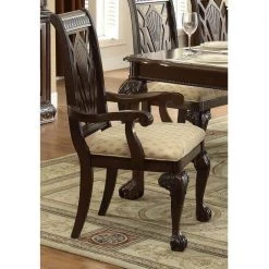Home Elegance Dining Room Norwich Warm Cherry Arm Chair