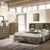 Lifestyle Roya Queen Storage Bed And Dresser With Mirror Bedroom Sets