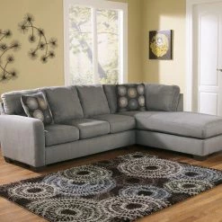 Ashley Sectionals Zella 2-Piece Sectonal - Charcoal