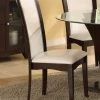 Home Elegance Daisy White Parson Chair Dining Room