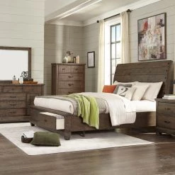 Beds Lifestyle Queen Sleigh Bed With Storage
