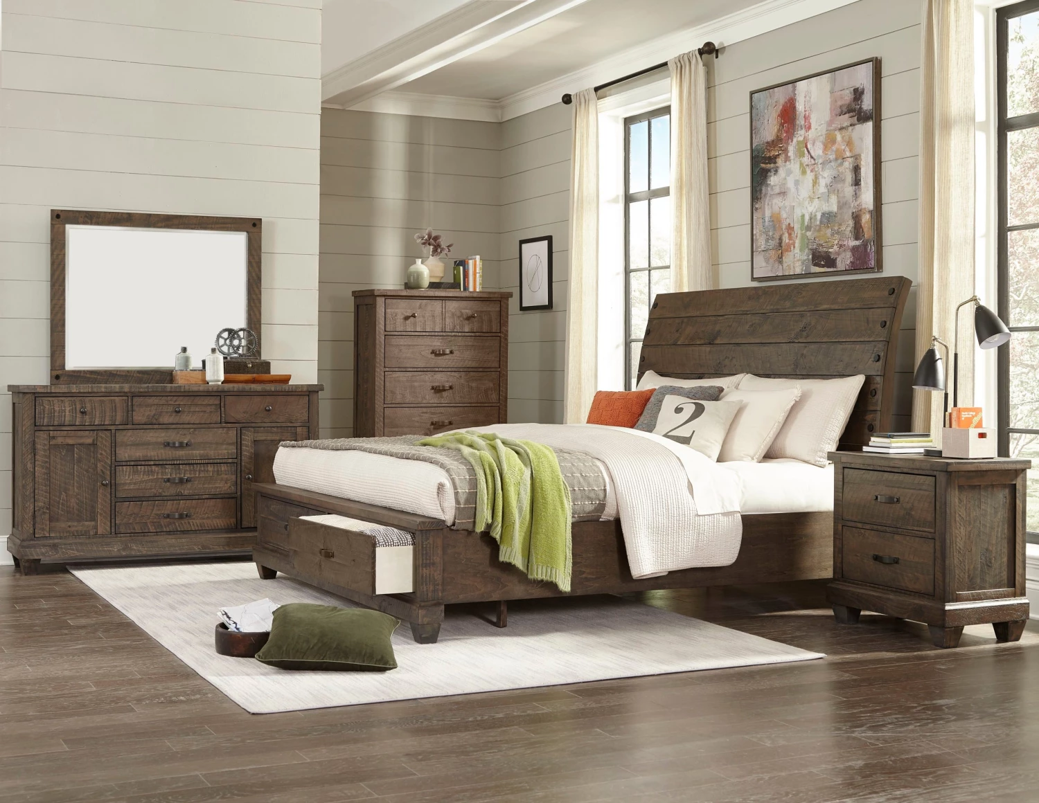 Lifestyle King Sleigh Bed With Storage 1 Lifestyle King Sleigh Bed With Storage