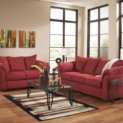 Ashley Darcy Salsa Sofa And Loveseat