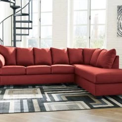 Ashley Darcy 2-Piece Sectional - Salsa