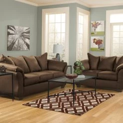 Ashley Darcy Cafe Sofa And Loveseat Living Room