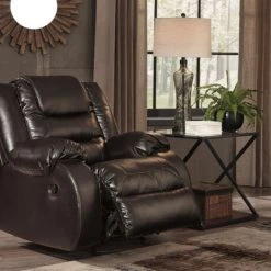 Ashley Vacherie Chocolate Rocker Recliner