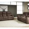 Ashley Jesolo Coffee Recl. Sofa & Recl. Loveseat Living Room