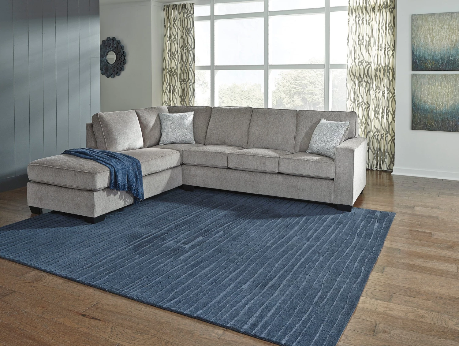 Ashley Sectionals Altari 2-Piece LAF Sectional - Alloy 1 Ashley Sectionals Altari 2-Piece LAF Sectional - Alloy