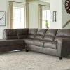 Ashley Navi 2-Piece Sectional - Mushroom Sectionals