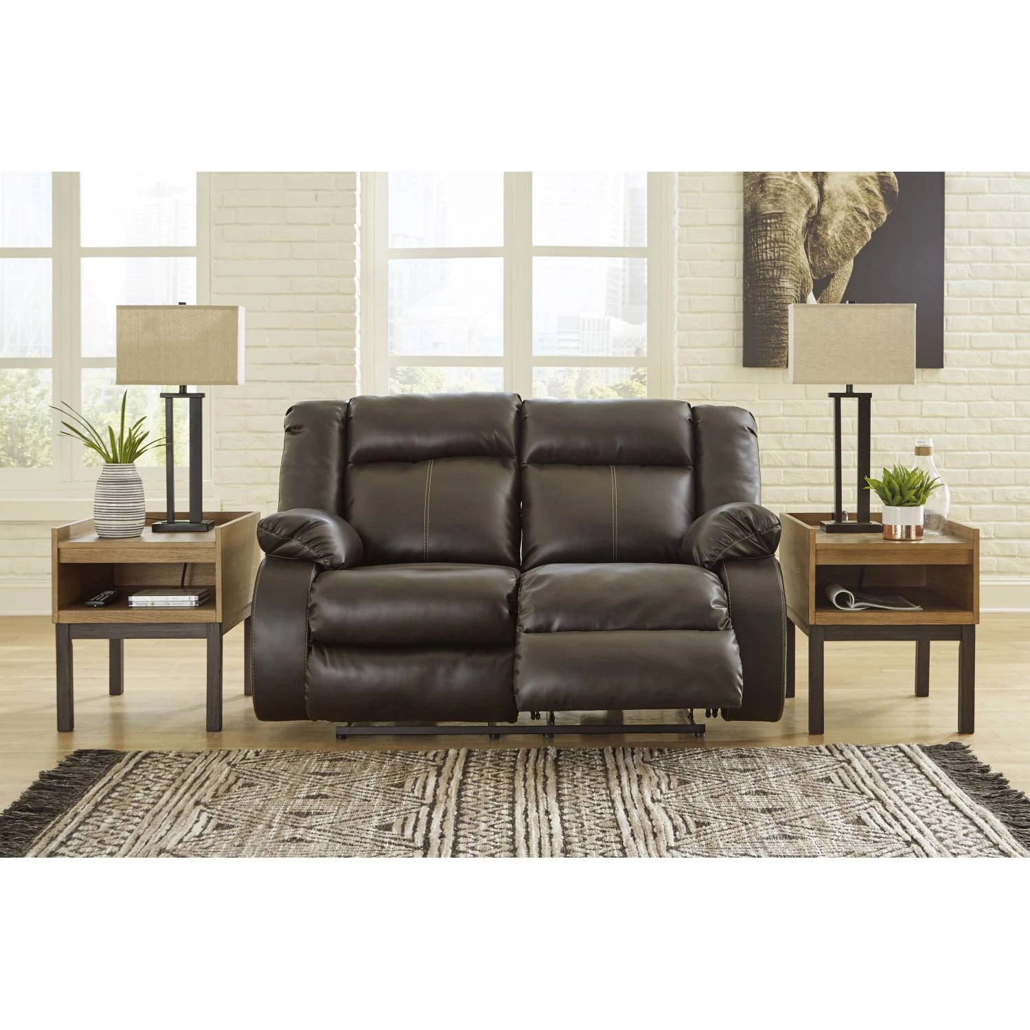 Ashley Living Room Denoron Power Sofa & Power Loveseat 4 Ashley Living Room Denoron Power Sofa & Power Loveseat