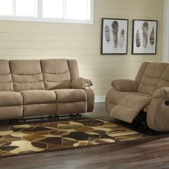 Ashley Tulen Mocha Sofa & Loveseat