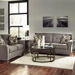 Ashley Tibbee Slate Sofa And Loveseat