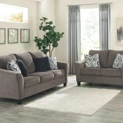 Ashley Living Room Nemoli Slate Sofa & Loveseat