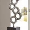 Ashley Brevyn Black/Silver Finish Sculpture