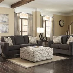 Ashley Alenya Charcoal Sofa & Loveseat Living Room
