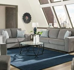 Ashley Sofa Sets Altari Sofa And Loveseat- Alloy