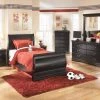 Ashley Huey Vineyard Twin Sleigh Bed - Vineyard