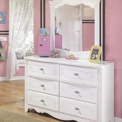 Ashley Exquisite Dresser And Mirror Dressers