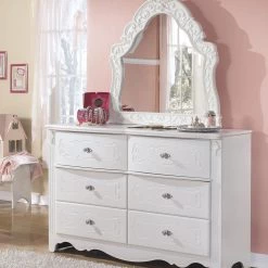 Ashley Exquisite Dresser And Mirror Dressers
