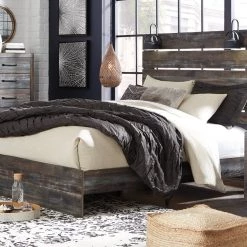 Ashley Drystan Queen Panel Bed Bedroom