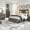 Ashley Drystan Multi Queen Bed W/ Dresser Mirror & Nightstand